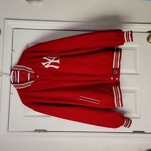 New York Yankees Reversible Jacket (4x) Red